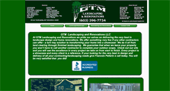 Desktop Screenshot of gtmlandscaping.biz