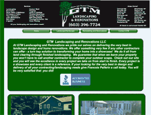 Tablet Screenshot of gtmlandscaping.biz